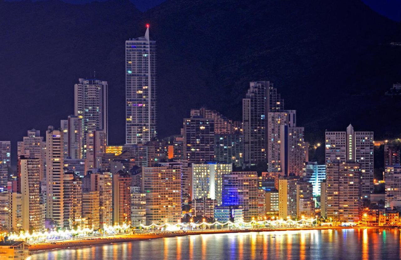 Skyline 5 Apartment With Private Balcony And Nice Views Benidorm Kültér fotó