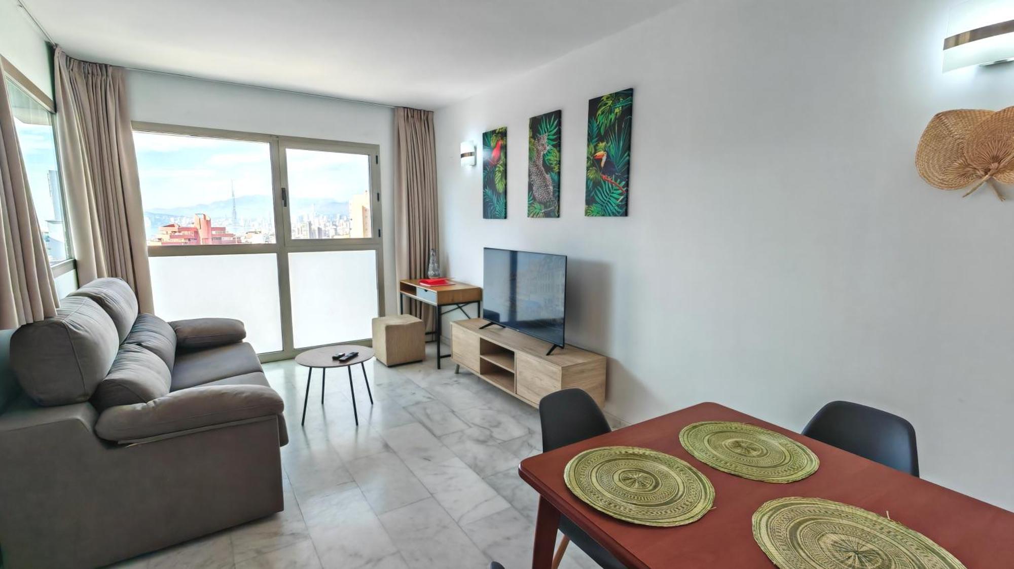 Skyline 5 Apartment With Private Balcony And Nice Views Benidorm Kültér fotó